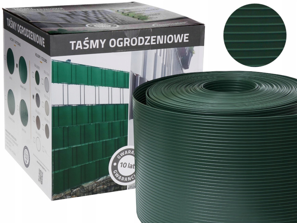 

Taśma Ogrodzeniowa Pp Thermoplast 19x26m Zielona