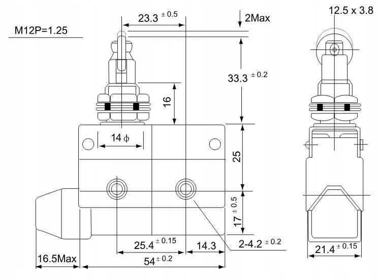 Łącznik krańcowy z rolką LS7312 Marka Tracon