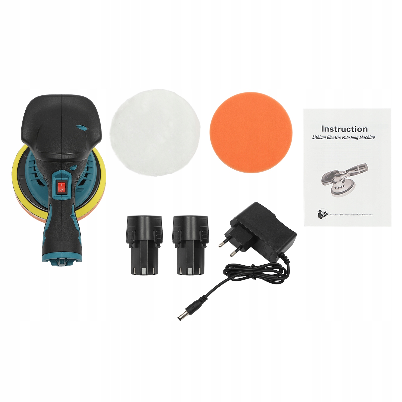 Akumulatorowa polerka samochodowa 12 V Moc 300 W