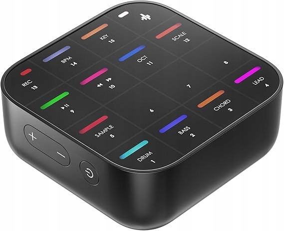 Donner Medo Bluetooth MIDI Controller Přenosný Groovebox Silikonová krytka