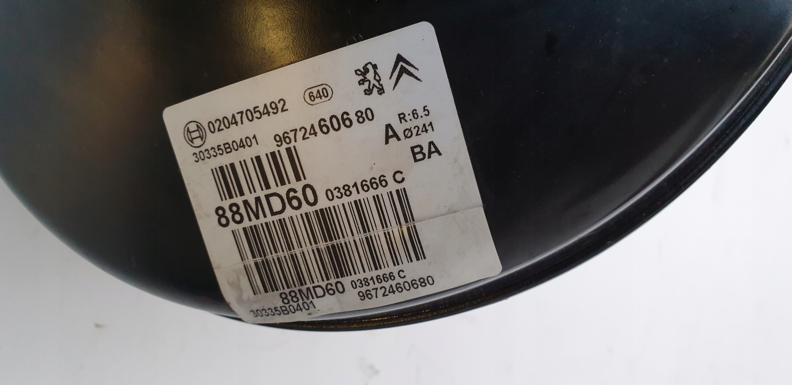 Pompa servo CITROEN C3 II DS3 2010- 9672460680