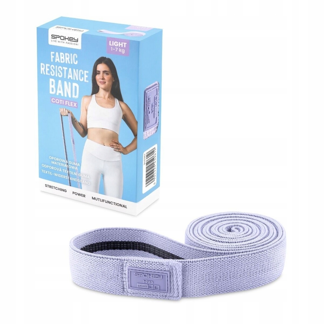 Oporowa guma materiałowa Light SPOKEY Coti Flex Fioletowy