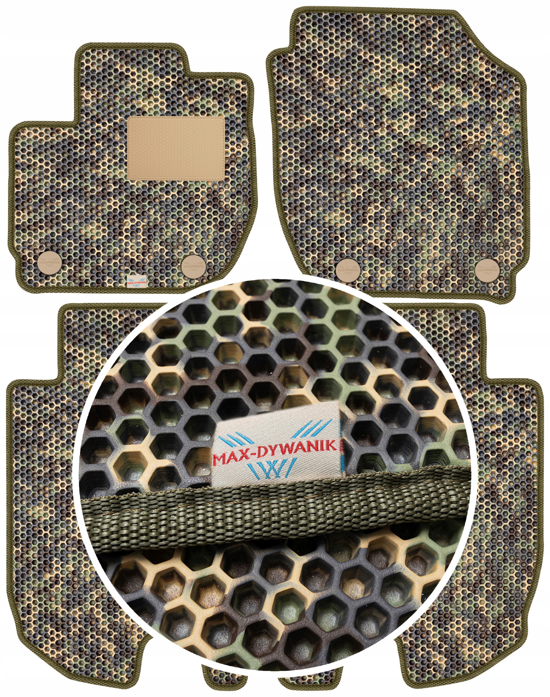 Honda Hr-v II Suv 2015- Gumové rohože do auta Eva Moro