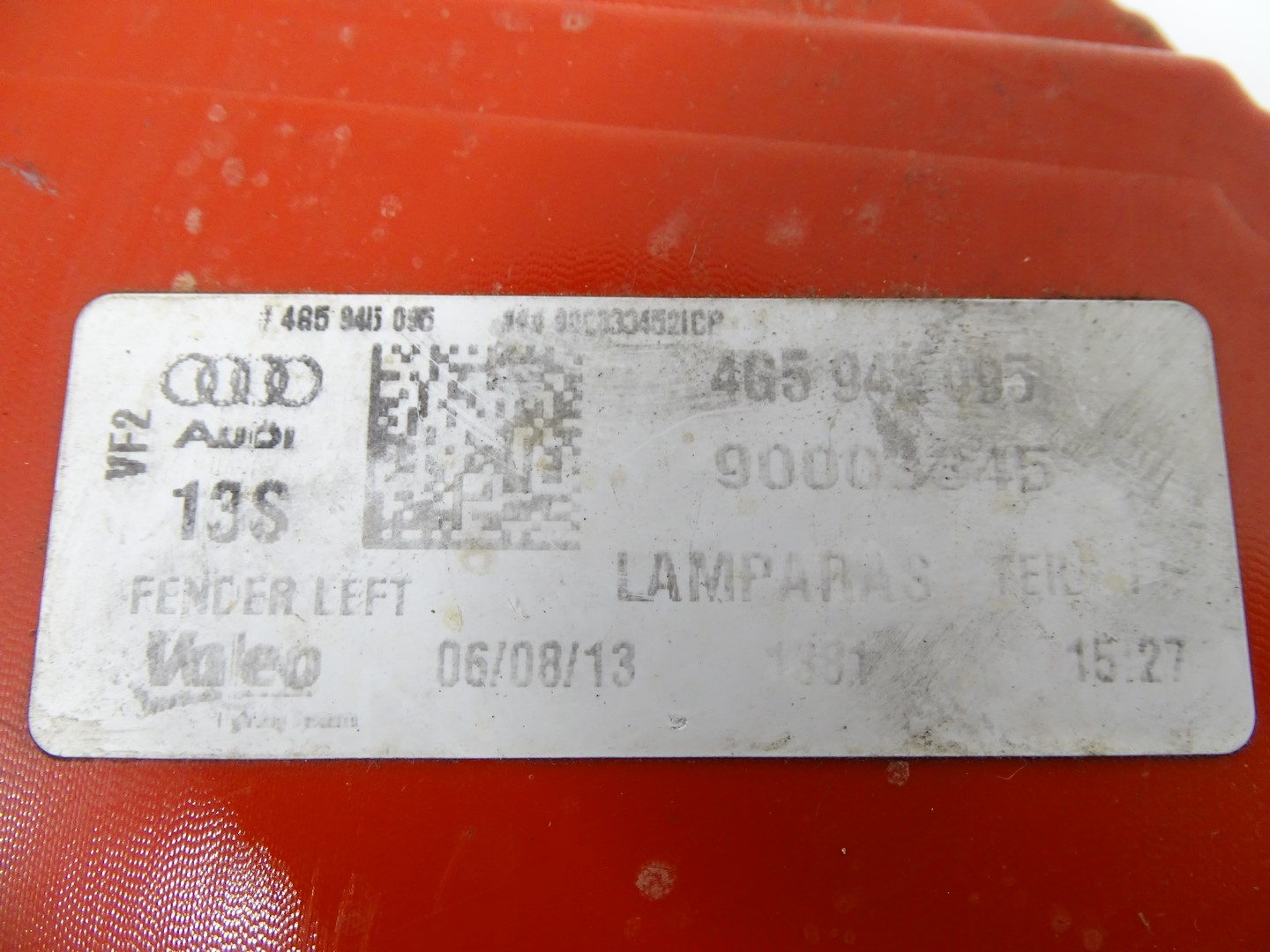 light left left rear part rear W fender AUDI A6 C7 4G5945095