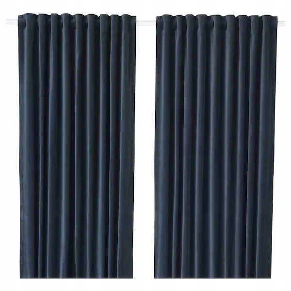 

Ikea Sanela Zasłon zaciemniające granatowy 140x300