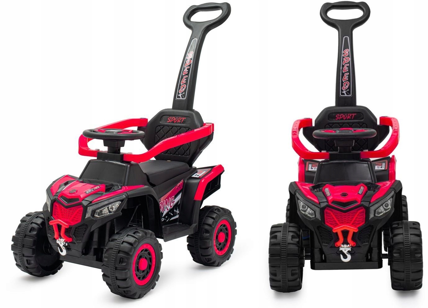 Elektryczny Jeździk Z Prowadnikiem Quad Baby MIX Ruggy