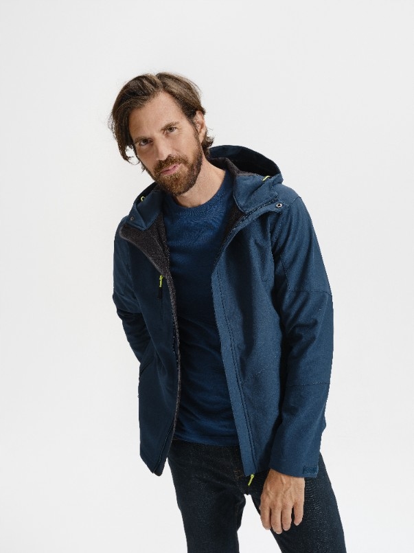 Pánská přechodová bunda Softshell z materiálu Nanotex 3-vrstvá Malfini S