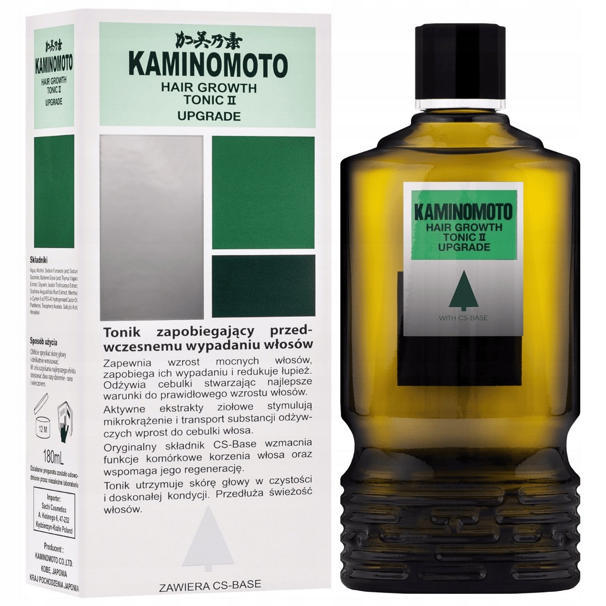 Kaminomoto Hair Growth Tonic II upgrade, 180 ml tonikum na vlasy