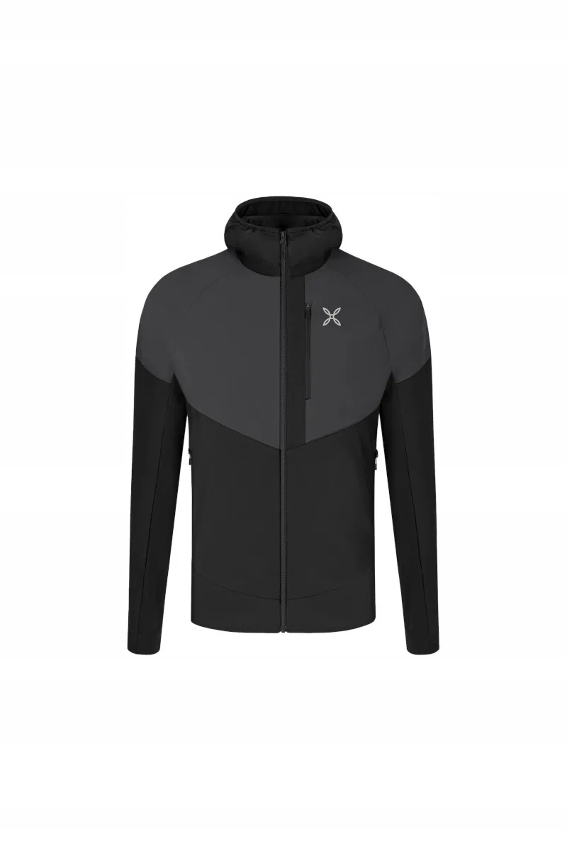 Mikina treková mikina Montura Spitze Maglia černá/šedá m