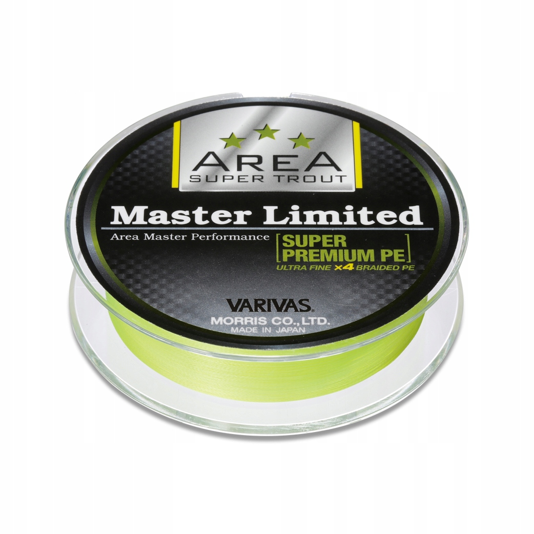 Varivas Area Trout X4 0.175PE 5.5LB Pletená šňůra na pstruhy