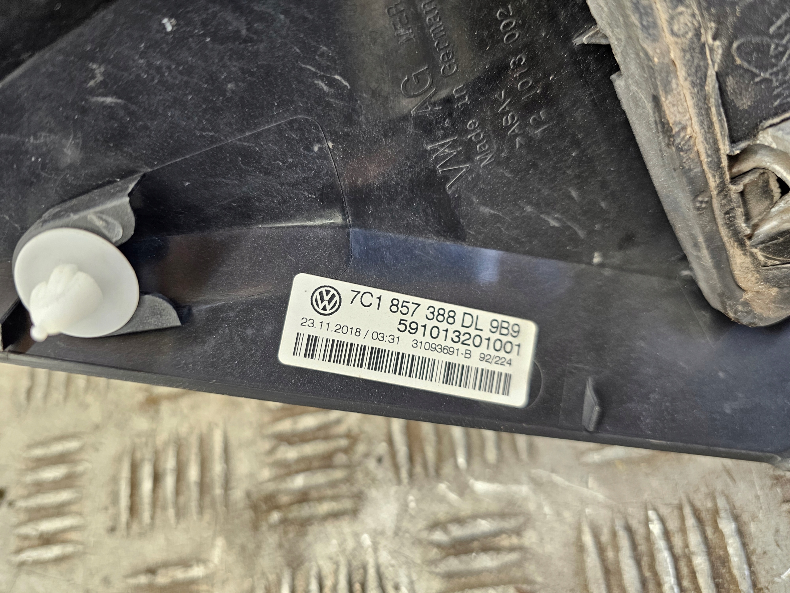 mirror right front VW CRAFTER MAN TGE 7C1857388DL 6PIN