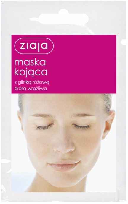 

Ziaja Maska Kojąca z glinką różową, 7 ml