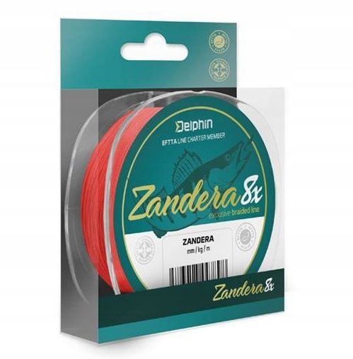 Delphin Zandera 8 /czerwony/ 0,14mm