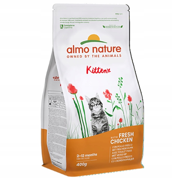 Levně 18001154121671 Almo Nature Kitten, suché krmivo pro koťata 6 x 400 g