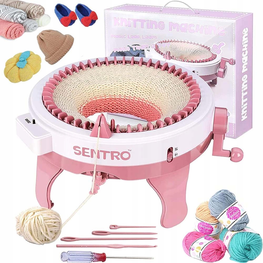 Pletací Stroj Mlýnek Obruč Krosno Na Výrobu 48 Jehel Diy Sada