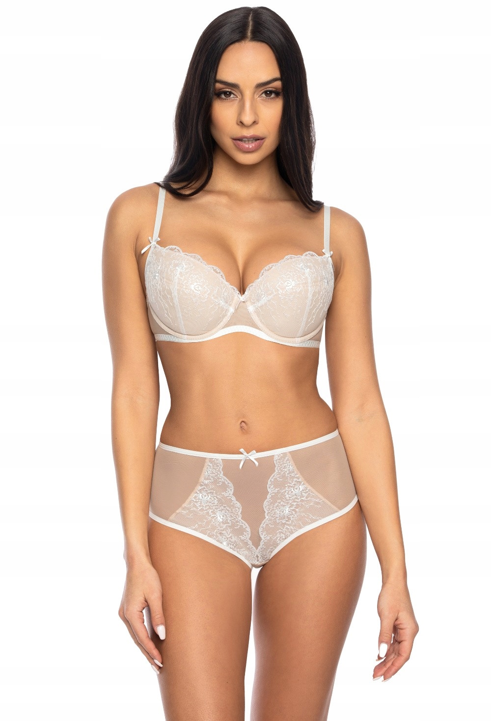 Prsa.mariella 75D Béžová-mléko