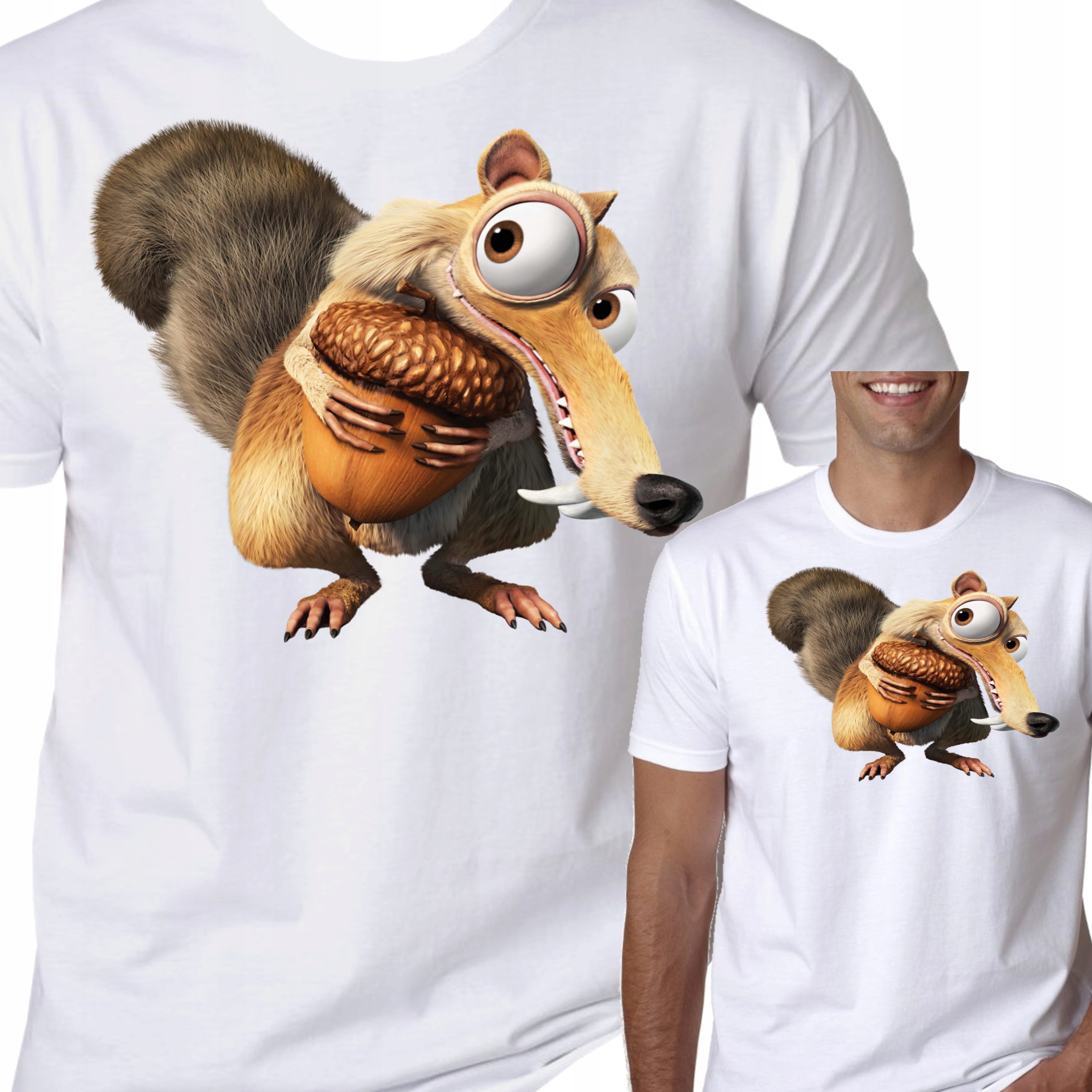 

Koszulka Męska Epoka Lodowcowa Scrat Zeke L 3055