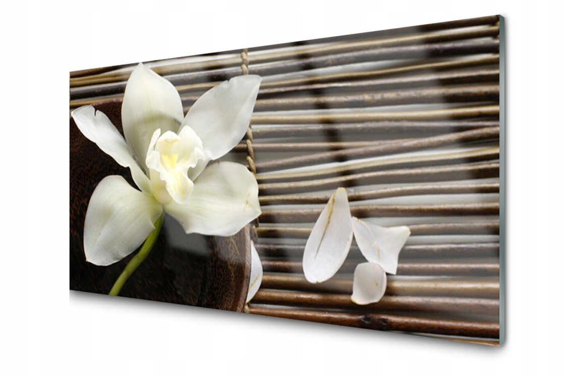 

Panel szklany dekoracyjny Kwiat Orchidea 100x50