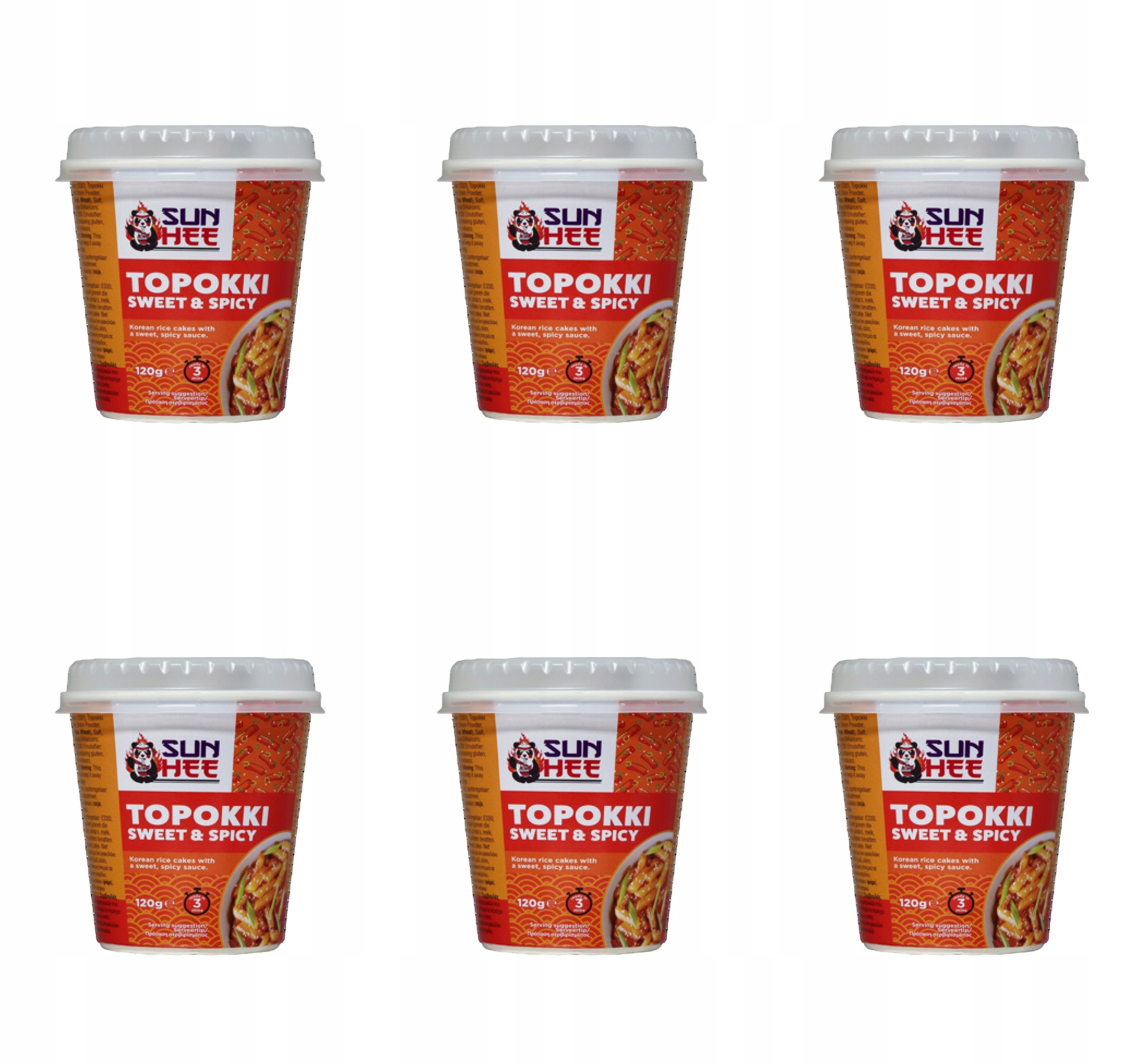 Sun Hee instantní pokrm topokki sweet&spicy 120 g X6