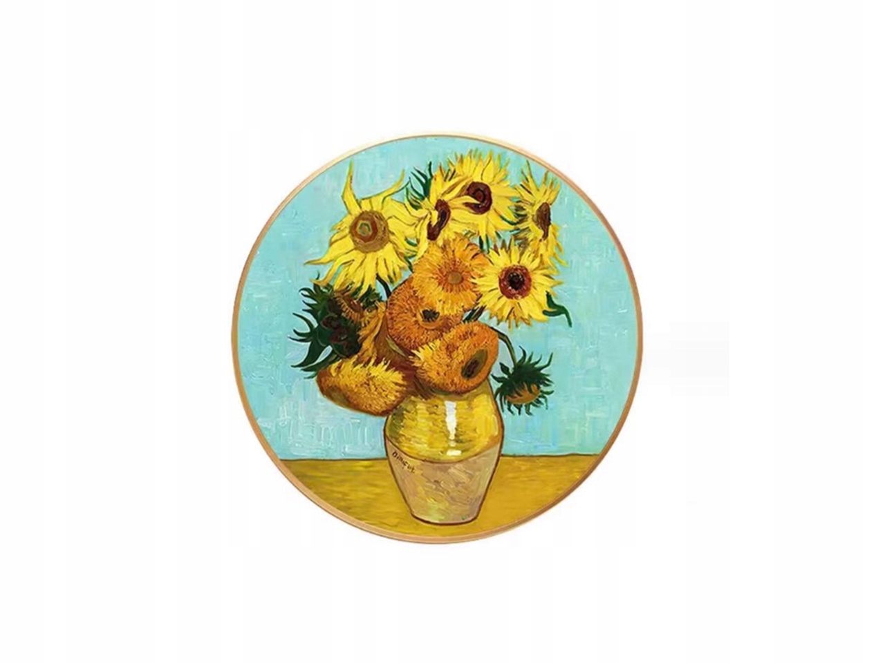 Okrúhly Obraz Van Gogh Slnečnice Carmani Nástenná Dekorácia Obraz