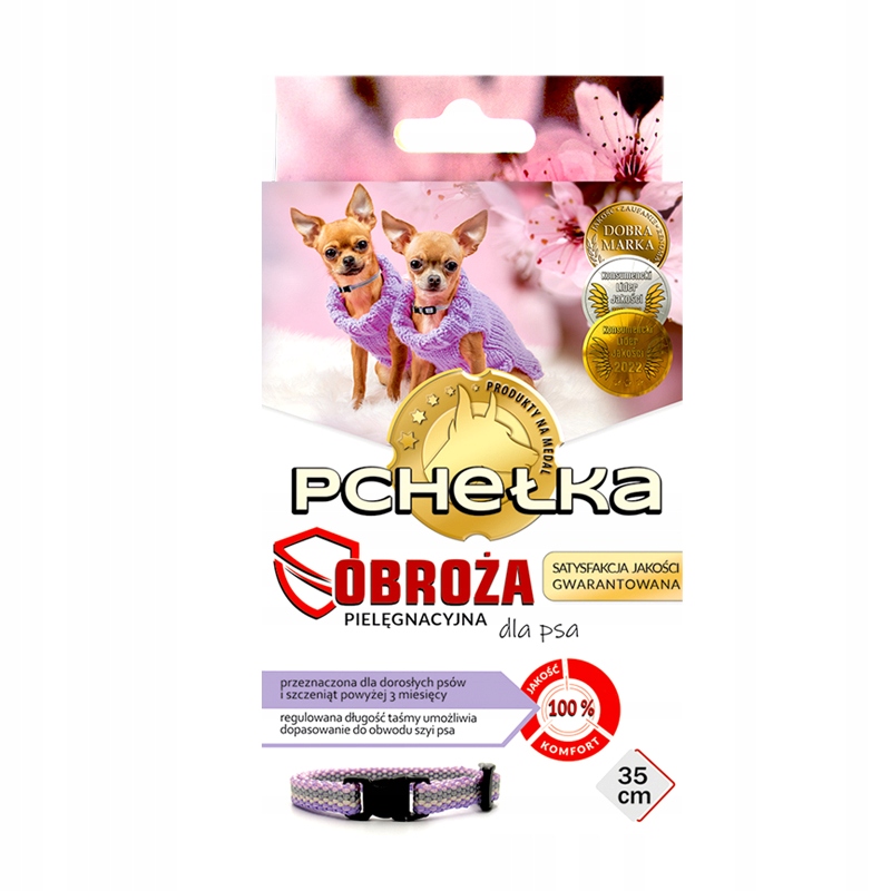 PCHEŁKA obroża pielęgnacyjna dla psa miniaturowego 35 cm
