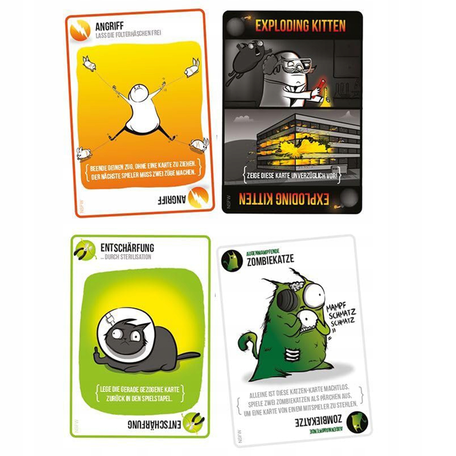 ANGIELSKI EKSPLODUJĄCE KOCIĘTA GRA W KARTY BRZĘCZĄCE (NOWA EDYCJA) Wiek gracza 5-7 lat 8-11 lat 12-14 lat 15-18 lat 18+