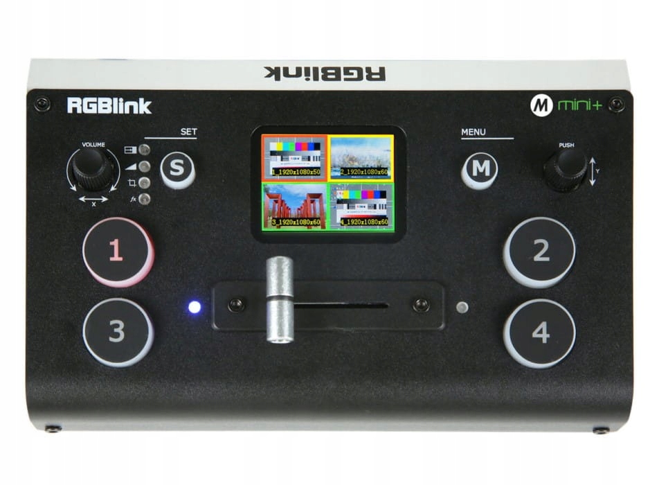 Mikser wideo HDMI Rgblink Mini + загальна камера PTZ