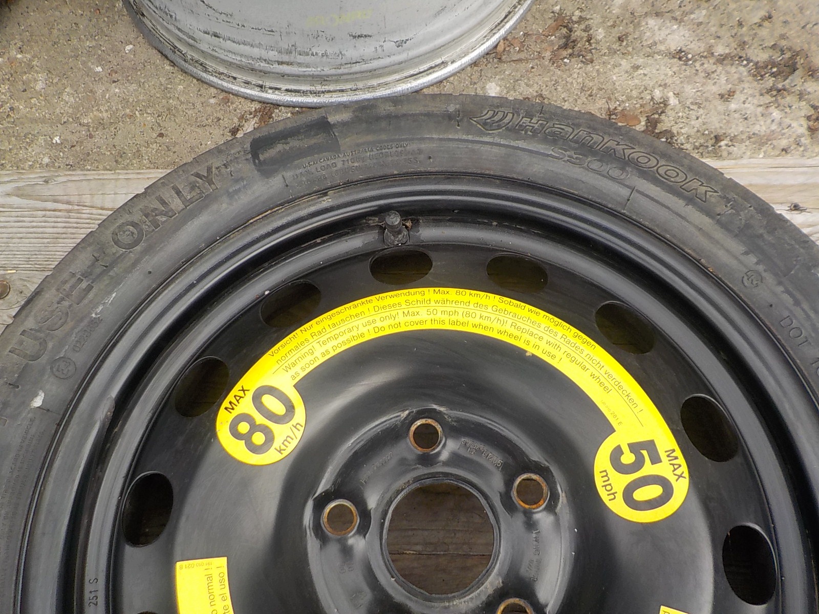 AUDI A3 III 8V notrad R16 5x112 1K0601027F