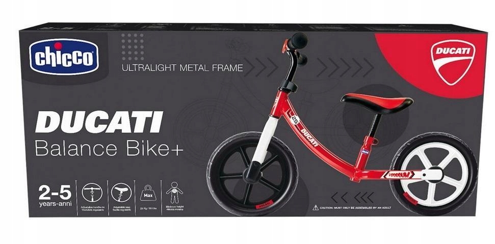 Rowerek Ducati Czerwony, Chicco