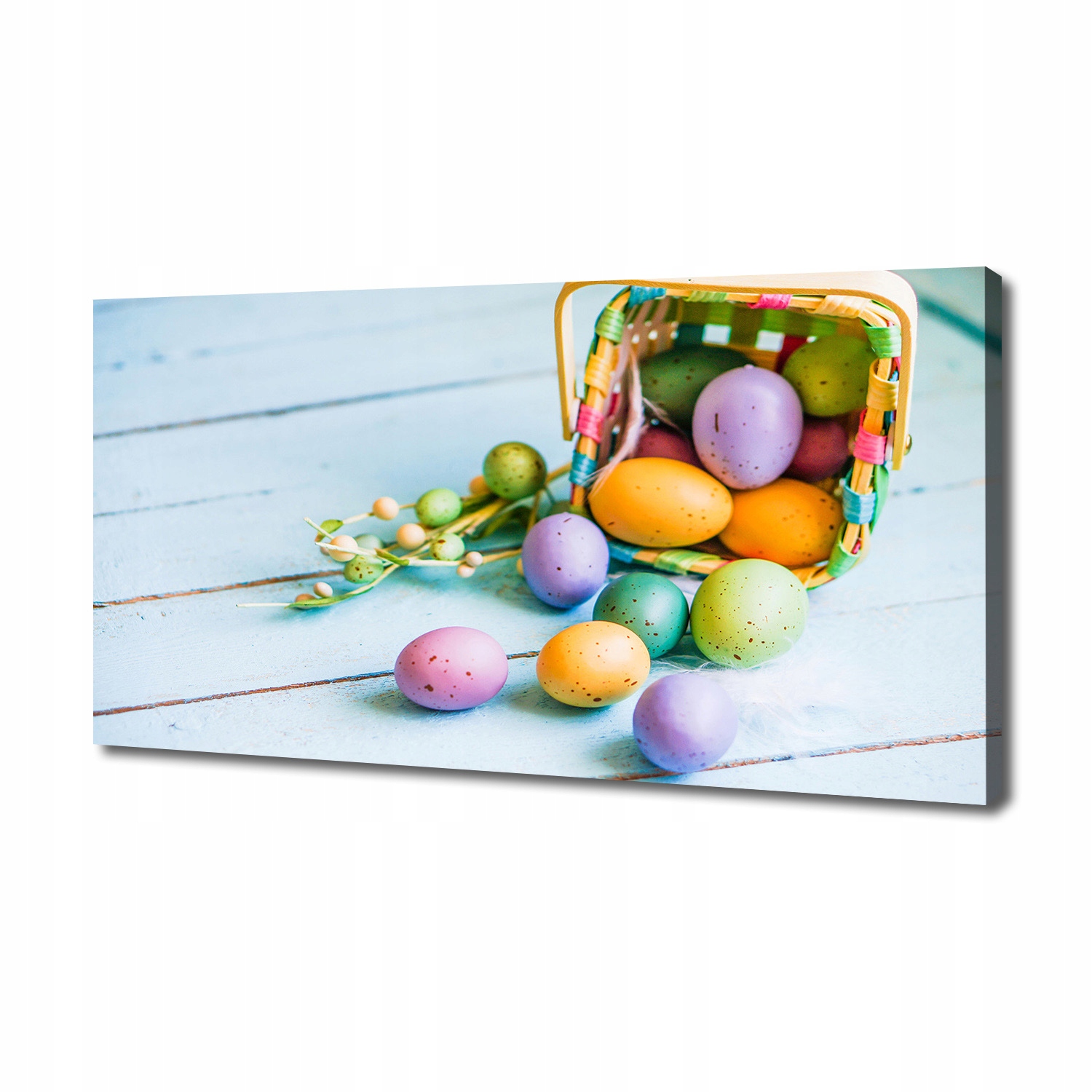 

Foto obraz na płótnie Wielkanocne jajka 140x70 cm