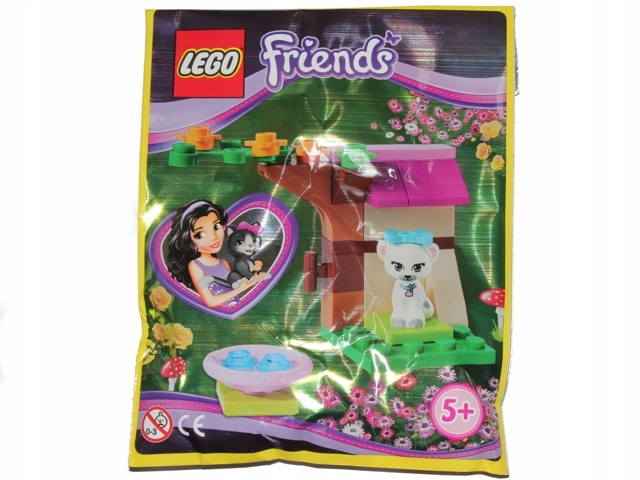 

Lego Friends Zwierzątko Kot Kotek Drzewo Dom Domek