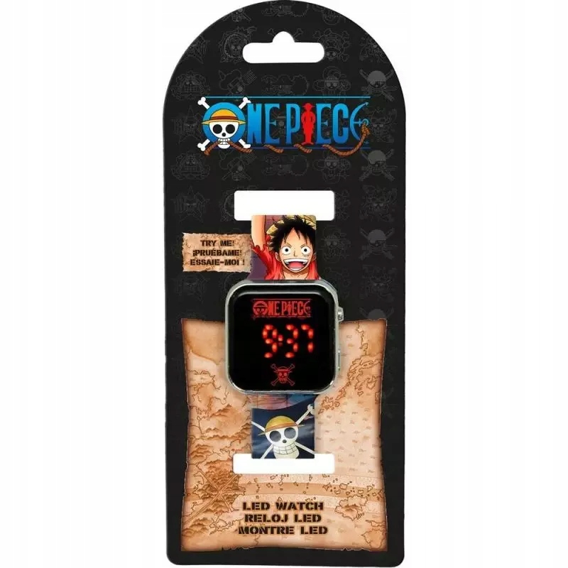 Zegarek Led z kalendarzem One Piece OP00006 Kids Euroswan Kids Euroswan