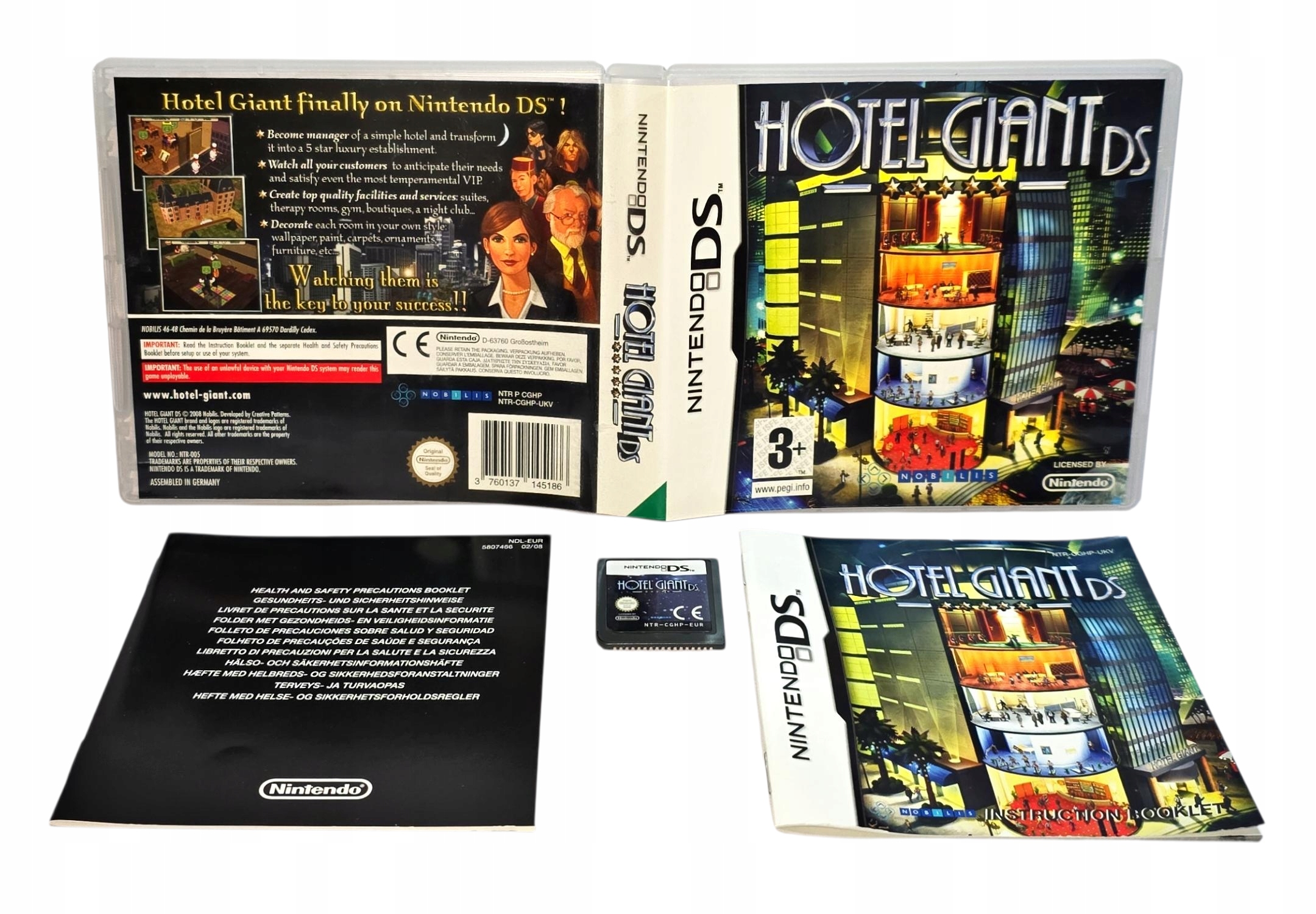 HOTEL GIANT NINTENDO DS 3XA
