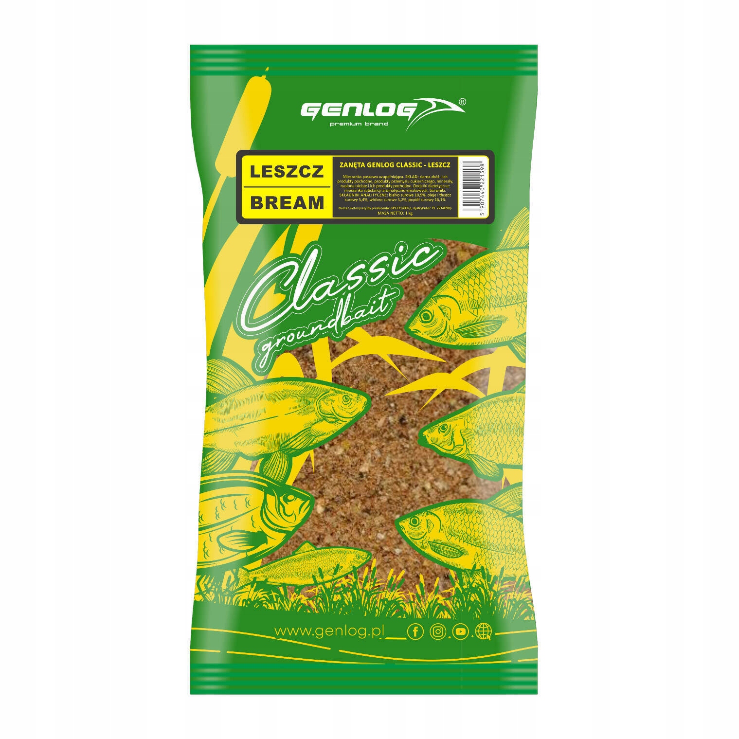 Zanęta Genlog Classic Leszcz 1000g