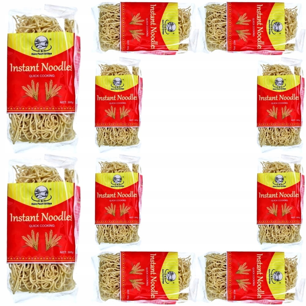 10x Chiński Makaron Błyskawiczny Instant Do Woka Stir-Fry 500g Asia Kitchen