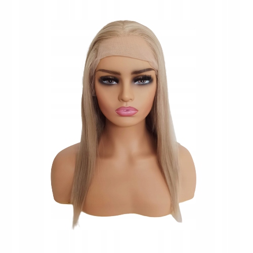Paruka Lace Front tmavá Blond bez odrostu 55 cm čepička Bonus