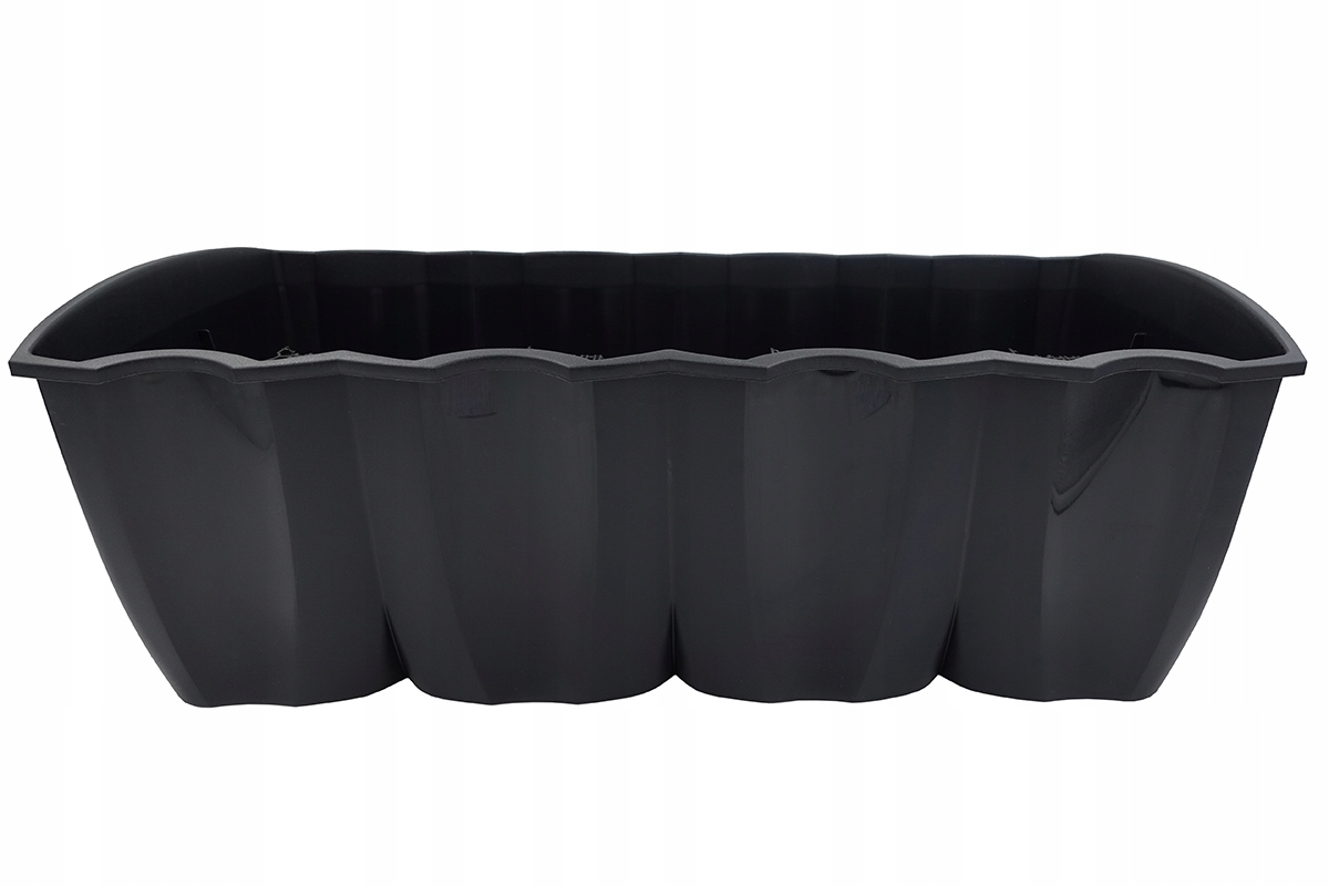 DONICZKA BALKONOWA NA BALUSTRADĘ SKRZYNKA BALKONOWA DCRO600 ANTRACYT 59 CM Szerokość produktu 28 cm