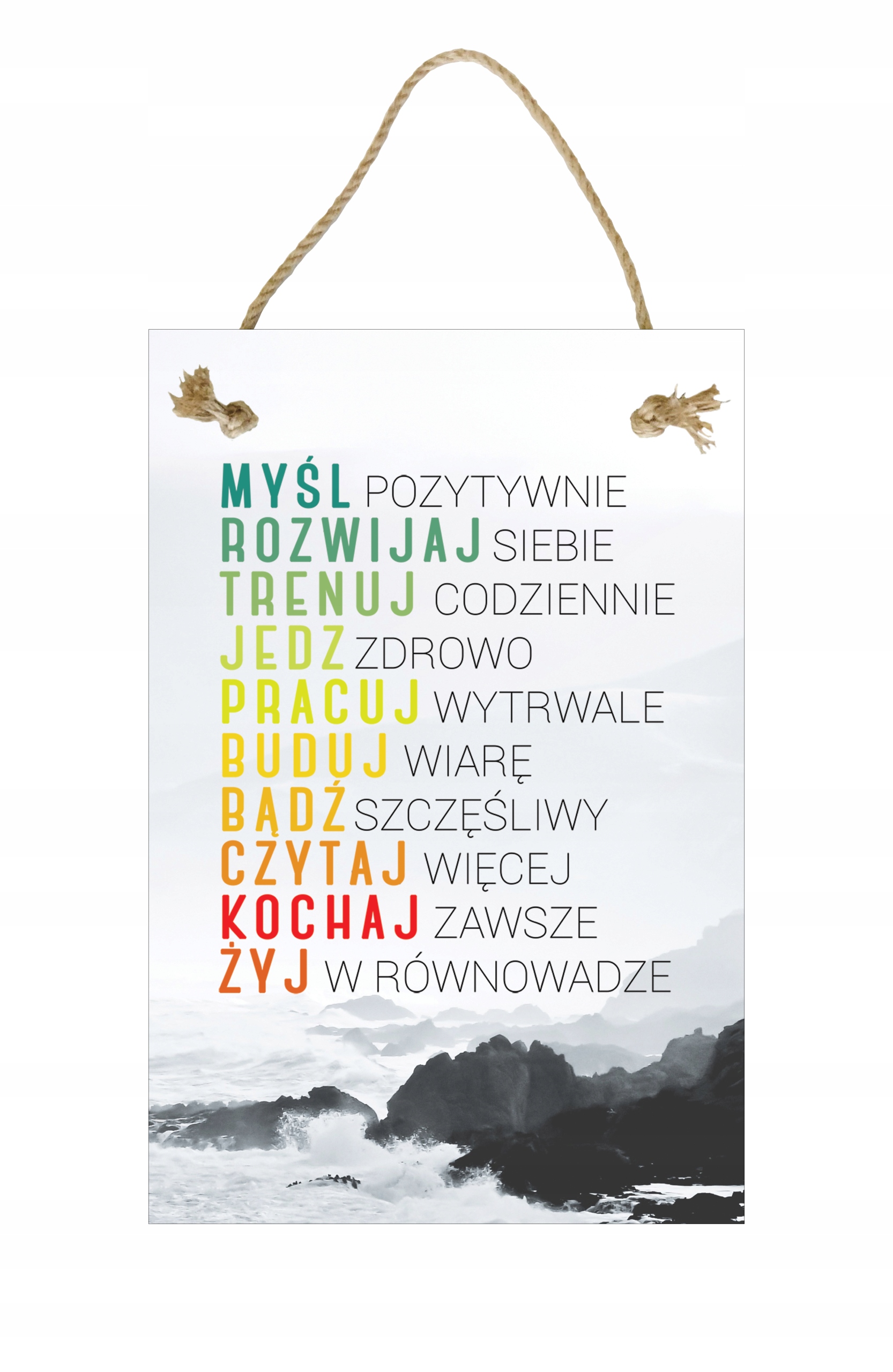 OBRAZ TABLICZKA MOTYWACYJNA