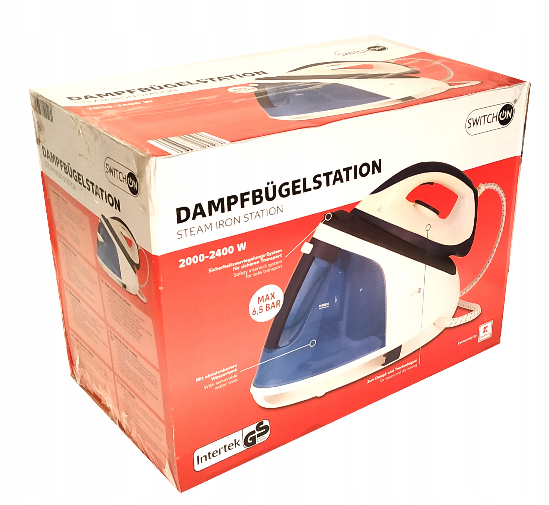 Stacja parowa Switch On STS-A0301 2400 W Wytwarzanie pary 115 g/min