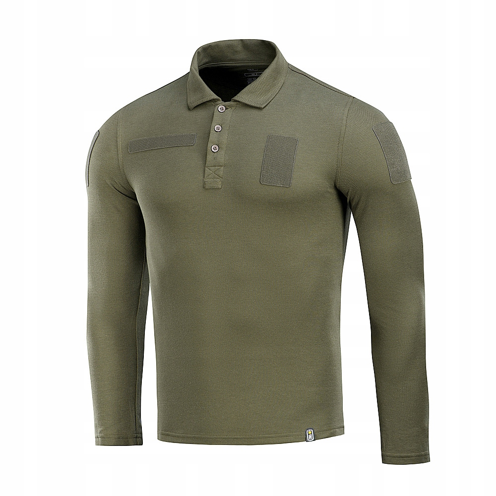 M-Tac Koszulka Męska Polo Taktyczna z długim rękawem 65/35 Army Olive XL