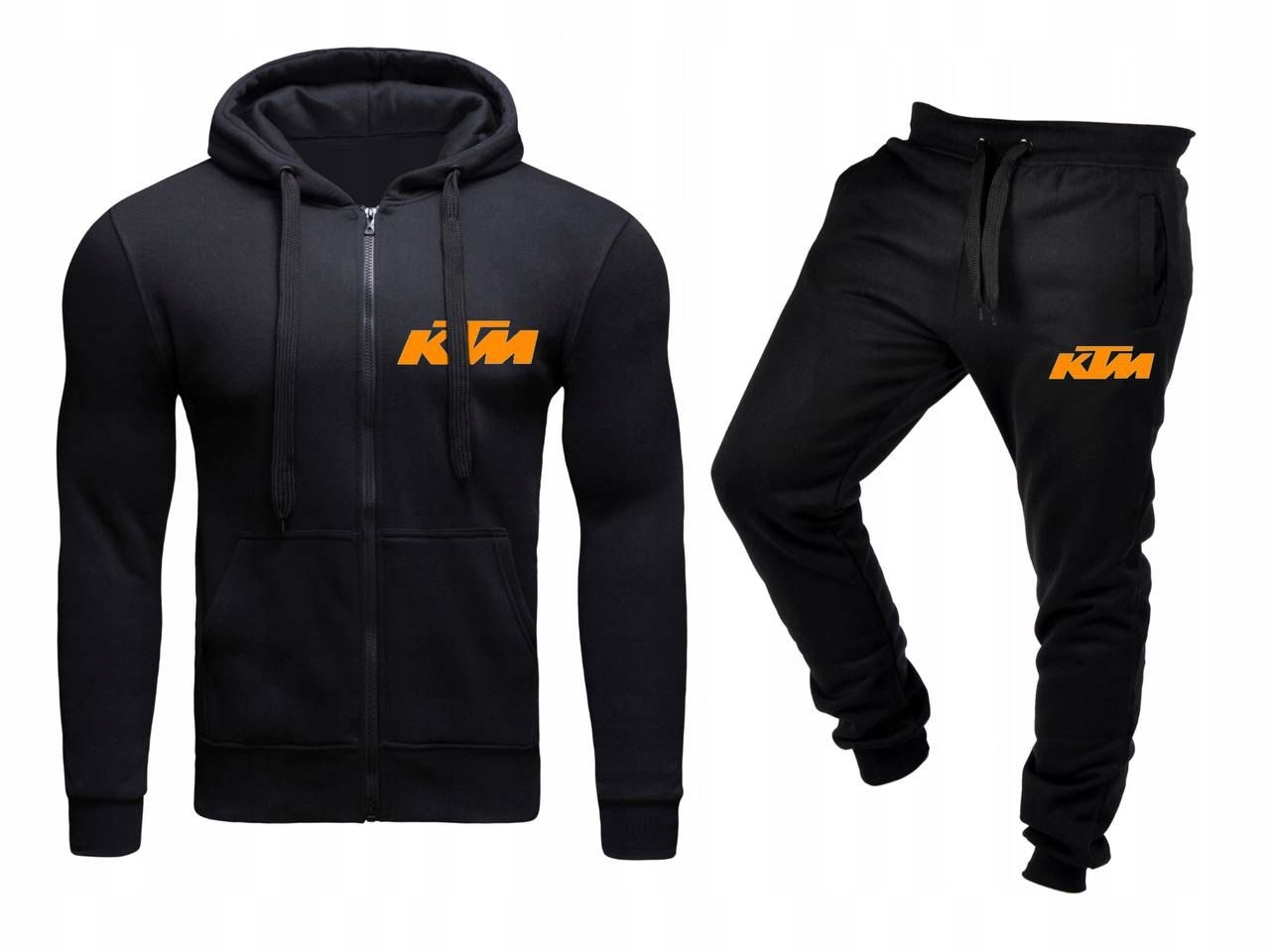 Tepláková Souprava Teplákovka Ktm Pánská Rozepínací Černá L