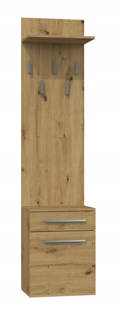 Věšák Botník Duo Dub Artisan 180x50x35 CM Předsíň Chodba