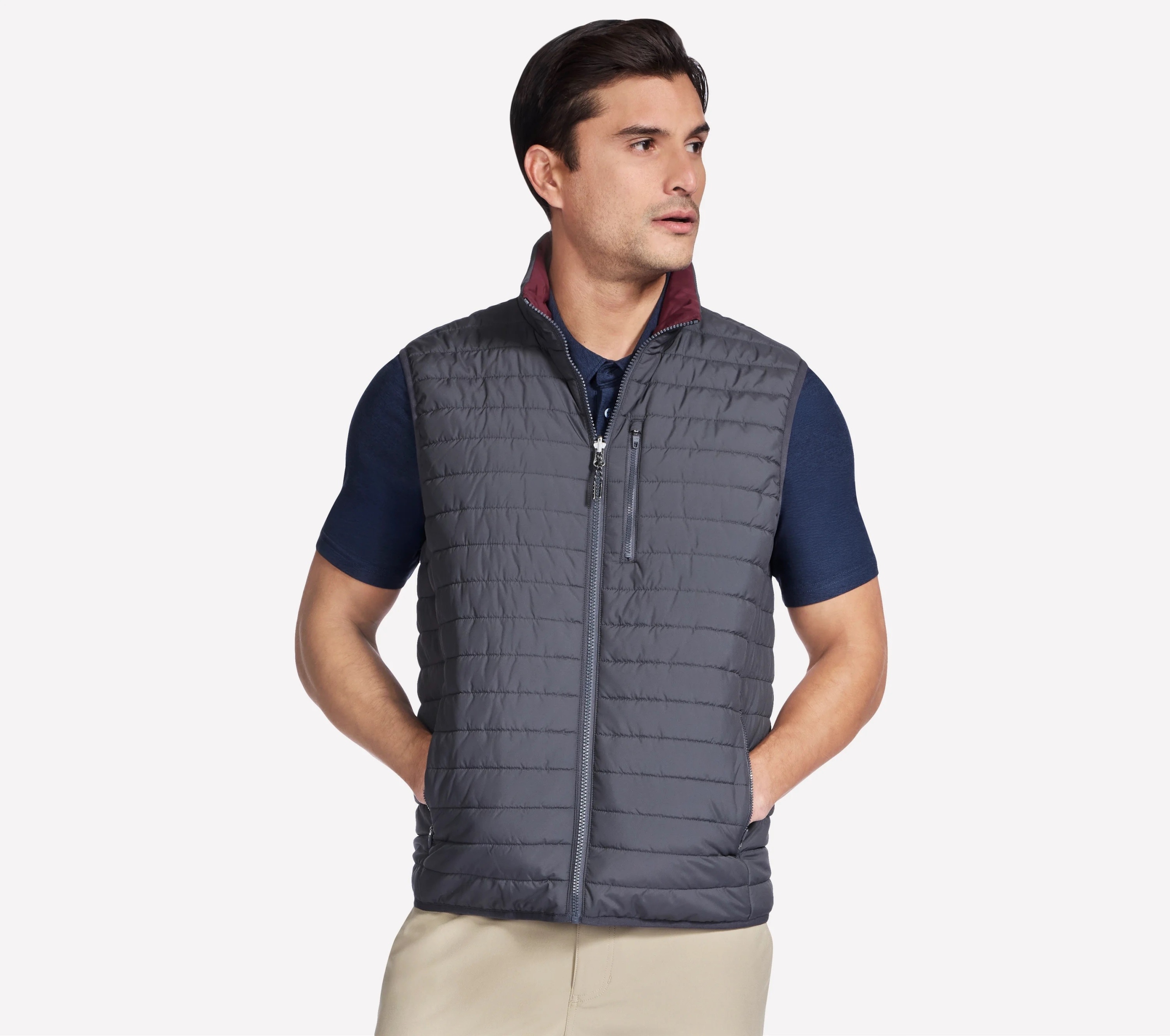 Pánská oboustranná vesta Skechers Go Shield Altitude Reversible Vest Ja