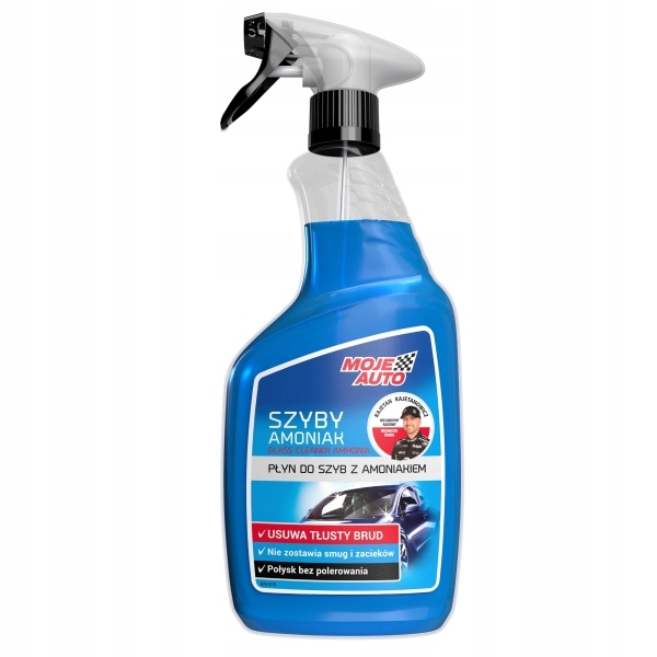 Płyn Do Mycia Szyb Moje Auto z Amoniakiem Atomizer bez Smug 650 ml