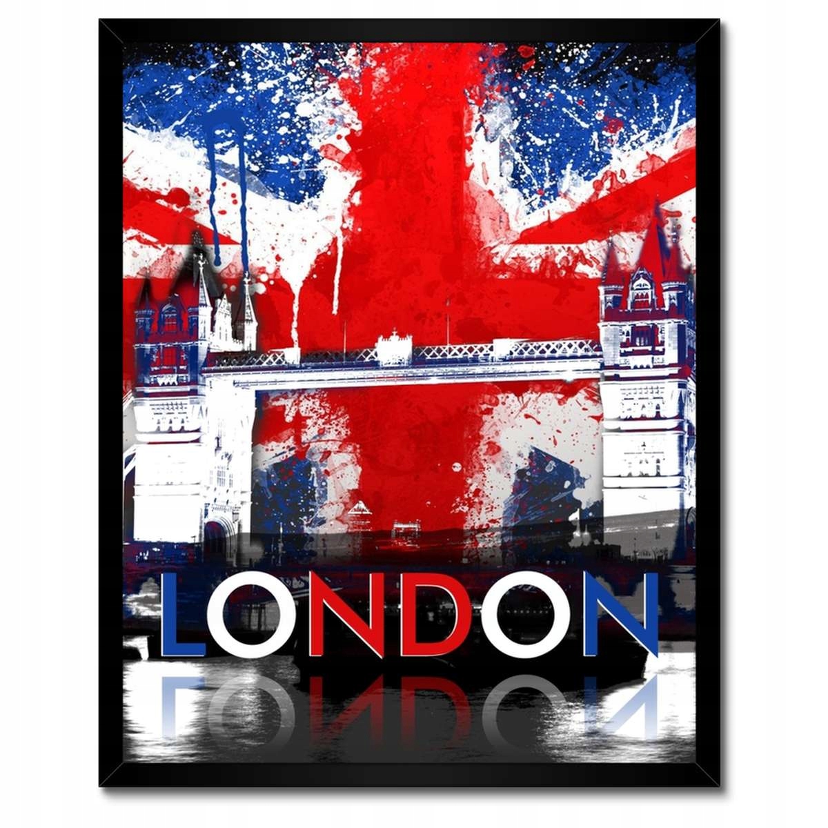 Plakáty v rámu 40x50 London City Londýn Anglie Tower Bridge Most