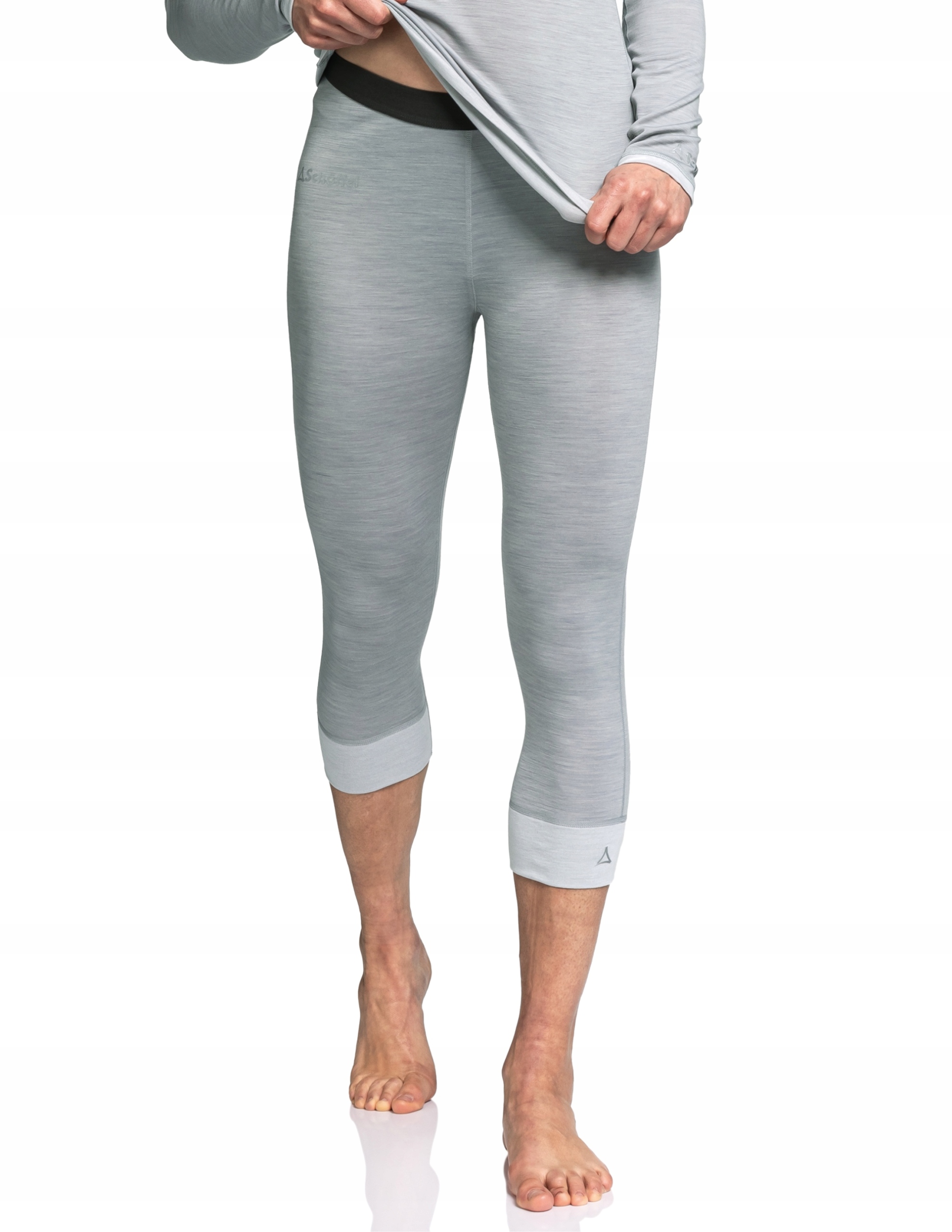 Dámské termoaktivní 3/4 legíny Schöffel Sport Merino Šedá L