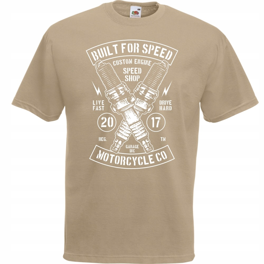 

Koszulka speed silnik motocykl motor L khaki