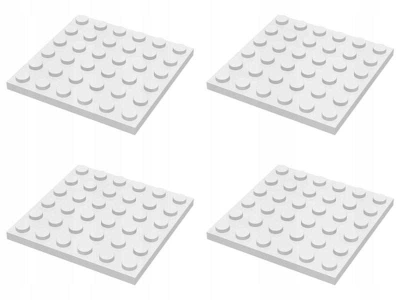

Lego 3958 Płytka 6x6 biała (20g) 4 szt.
