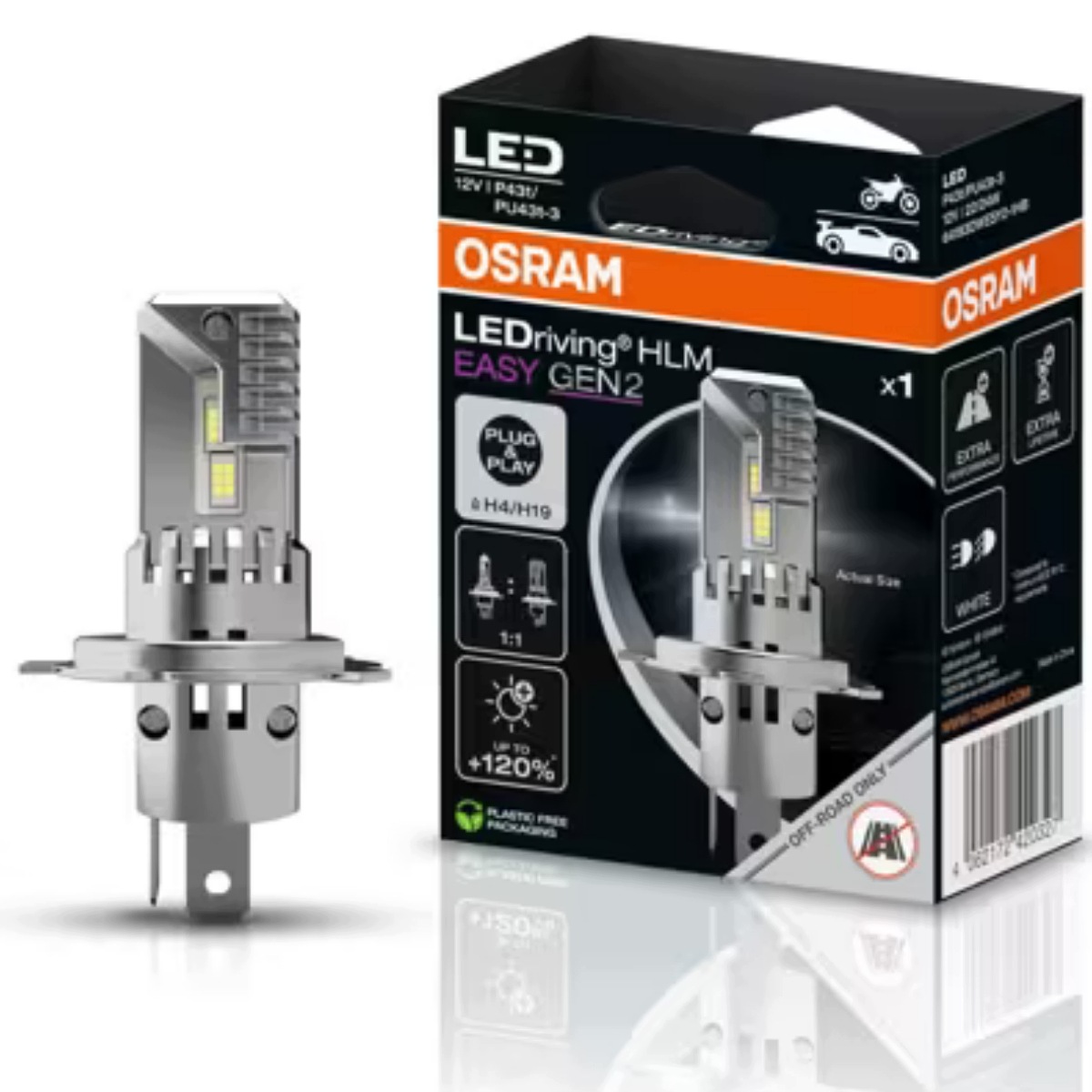 Osram Led Led automobilové žiarovky LEDriving Hlm Easy Gen 2 H4/H19