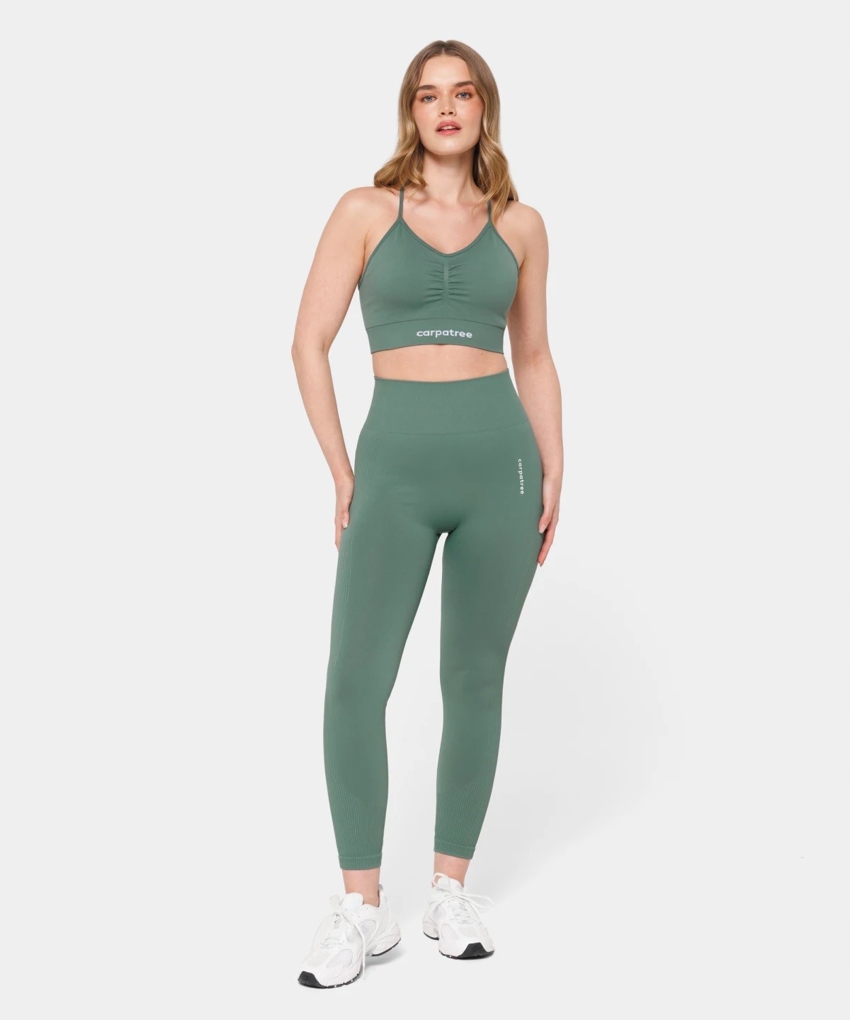 Dámské legíny Carpatree bezešvé Allure zelené C-all-legg-zi